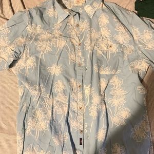 Faherty mens short sleeve button down shirt size XXL.